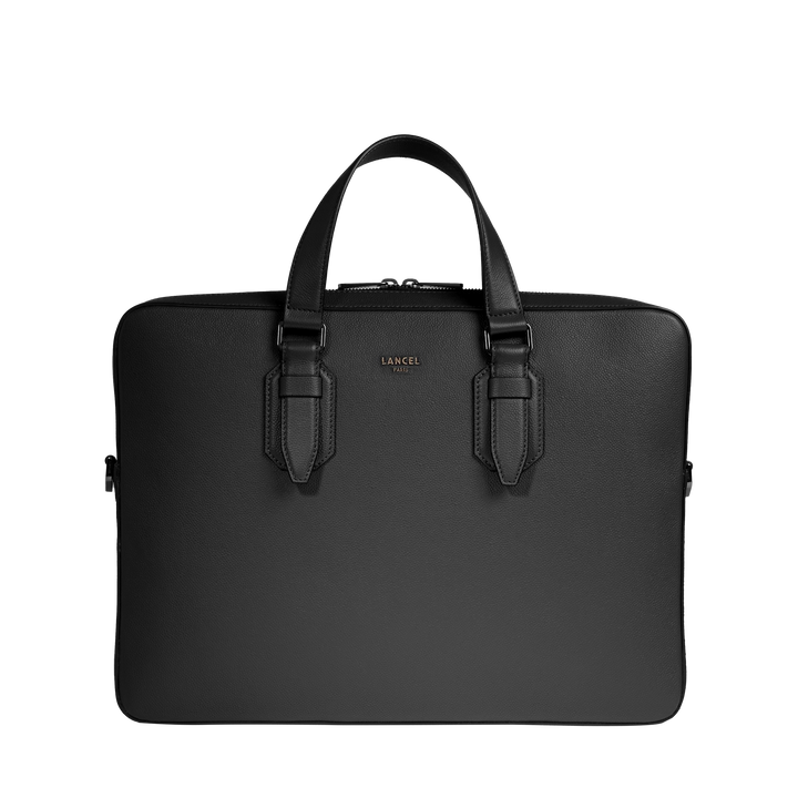 Lancel Charlie – Porte-documents zippé 14' – Noir – noir – vue 1