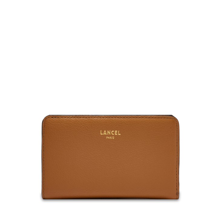Lancel BCBG – Portefeuille rectangulaire zippé – Camel – camel – vue 1