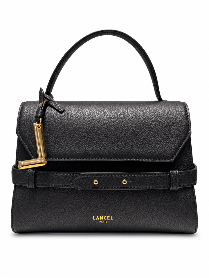 Sac à main Lancel Faubourg noir A1394810TU — vue face