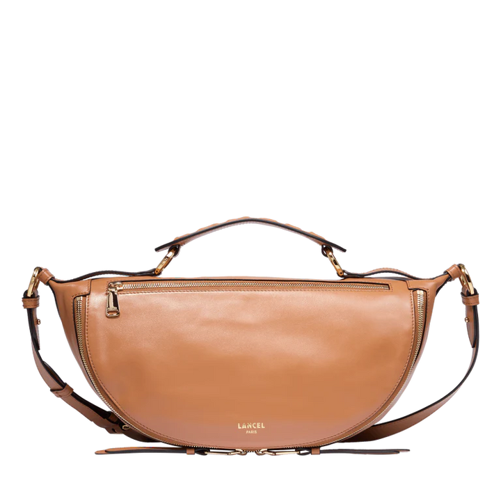 Sac bandoulière Lancel Origami M Camel