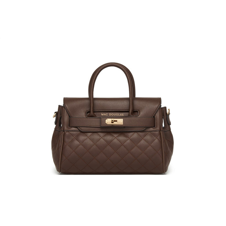 Pyla 2 MILO petit sac à main matelassé Moka