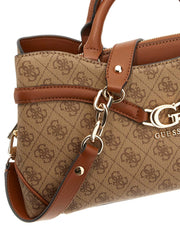 Sac à main GUESS Dea Logo 4G Latte