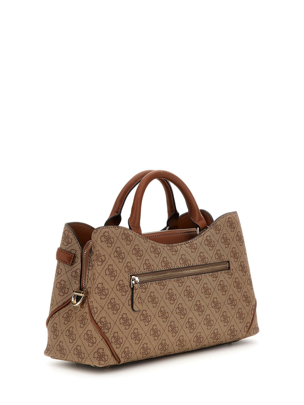 Sac à main GUESS Dea Logo 4G Latte