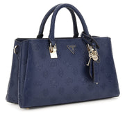 sac à main Guess Tisha pour femme bleu nuit, vue de face