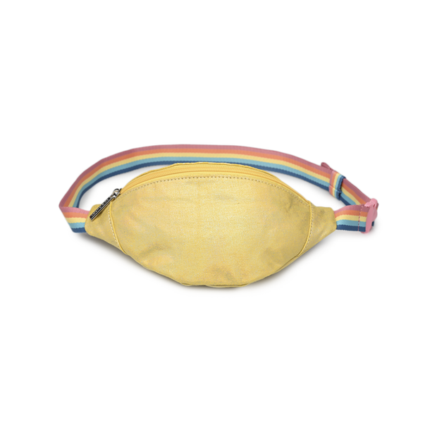 Caramel & cie Sac Banane Irisé Jaune