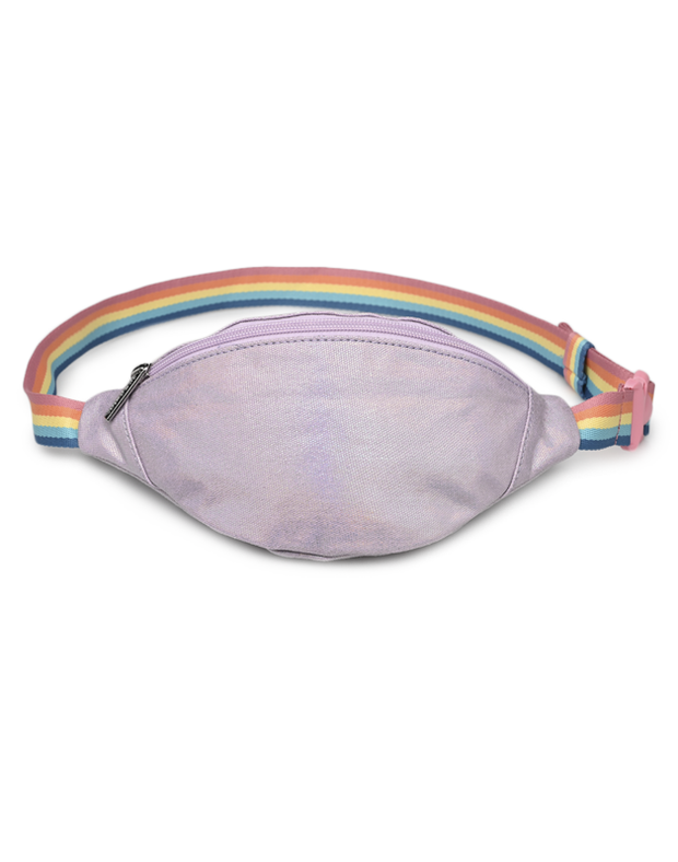 Caramel & cie Sac Banane Irisé Parme