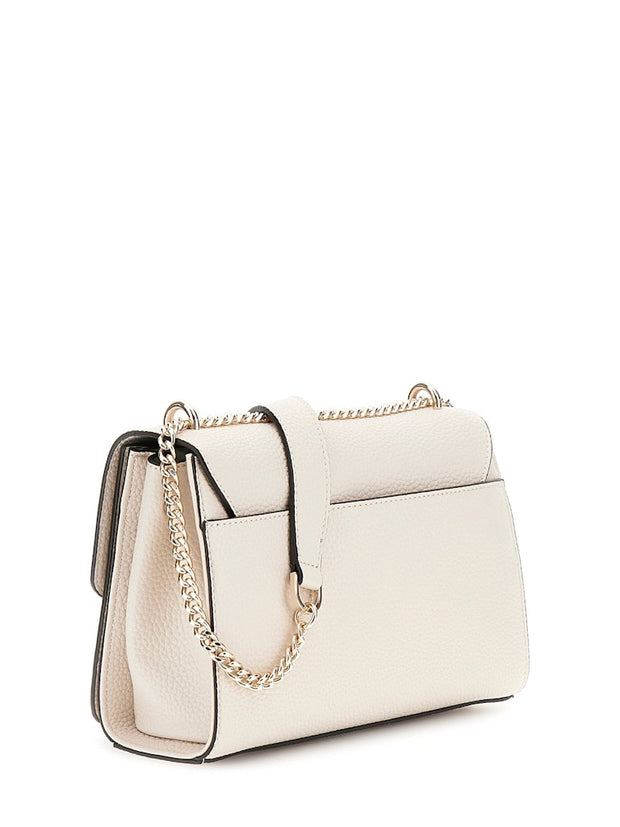 Sac bandoulière GUESS Calista Blanc vue de dos