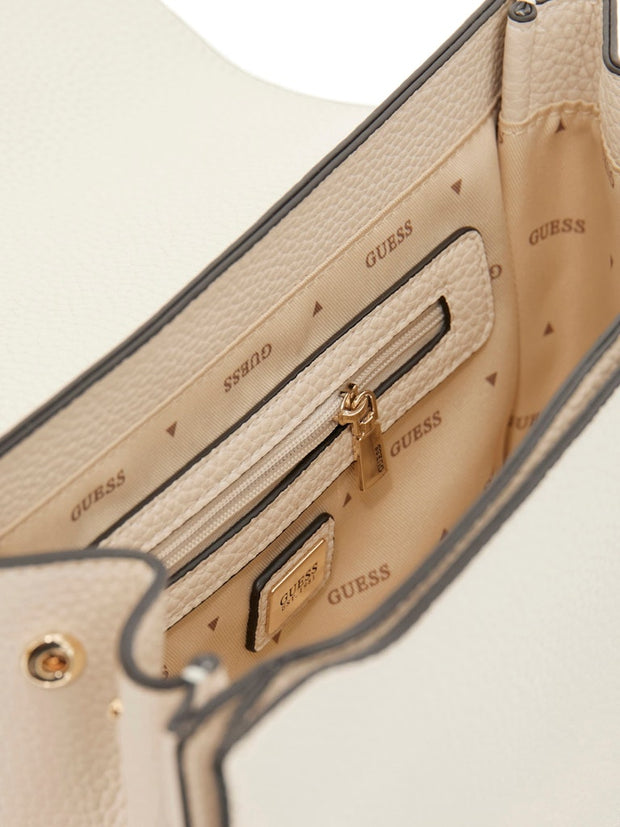 Sac bandoulière GUESS Calista Blanc vue intérieure