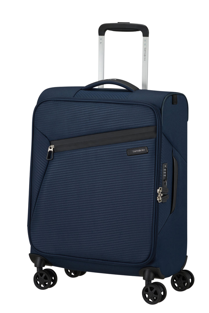 Samsonite Litebeam 55 cm bleu minuit – Trois quarts