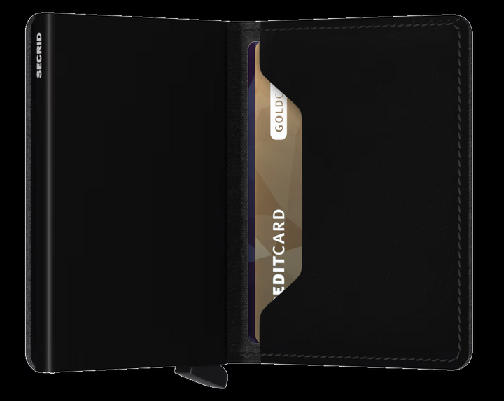 Slimwallet SECRID Matte Black - la maro