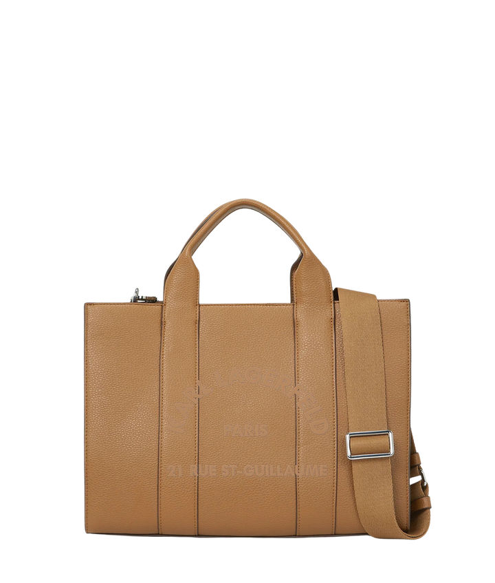 Sac Cabas KARL LAGERFELD Rue St Guillaume Caramel