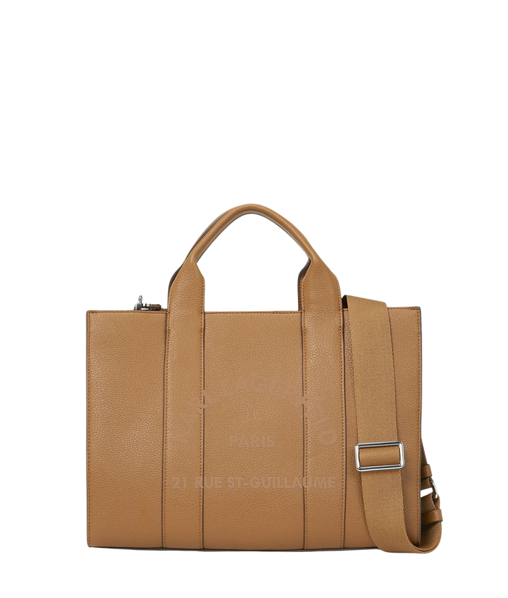 Sac Cabas KARL LAGERFELD Rue St Guillaume Caramel