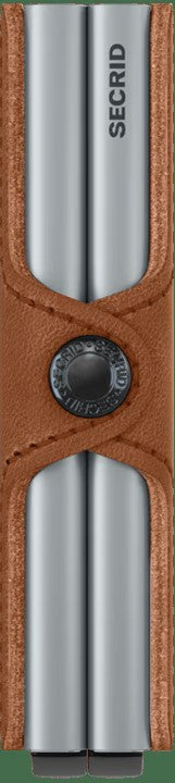 Twinwallet SECRID Vintage Cognac Silver