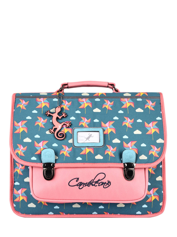 Cartable Cameleon Retro 38cm 2 Compartiments