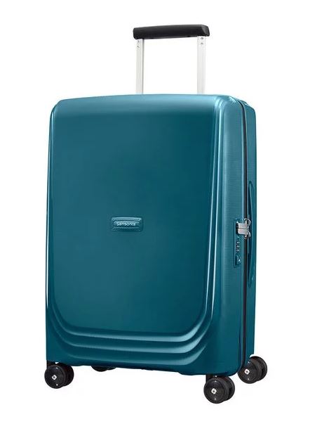 Valise cabine SAMSONITE OPTIC SPINNER VERT METAL face 