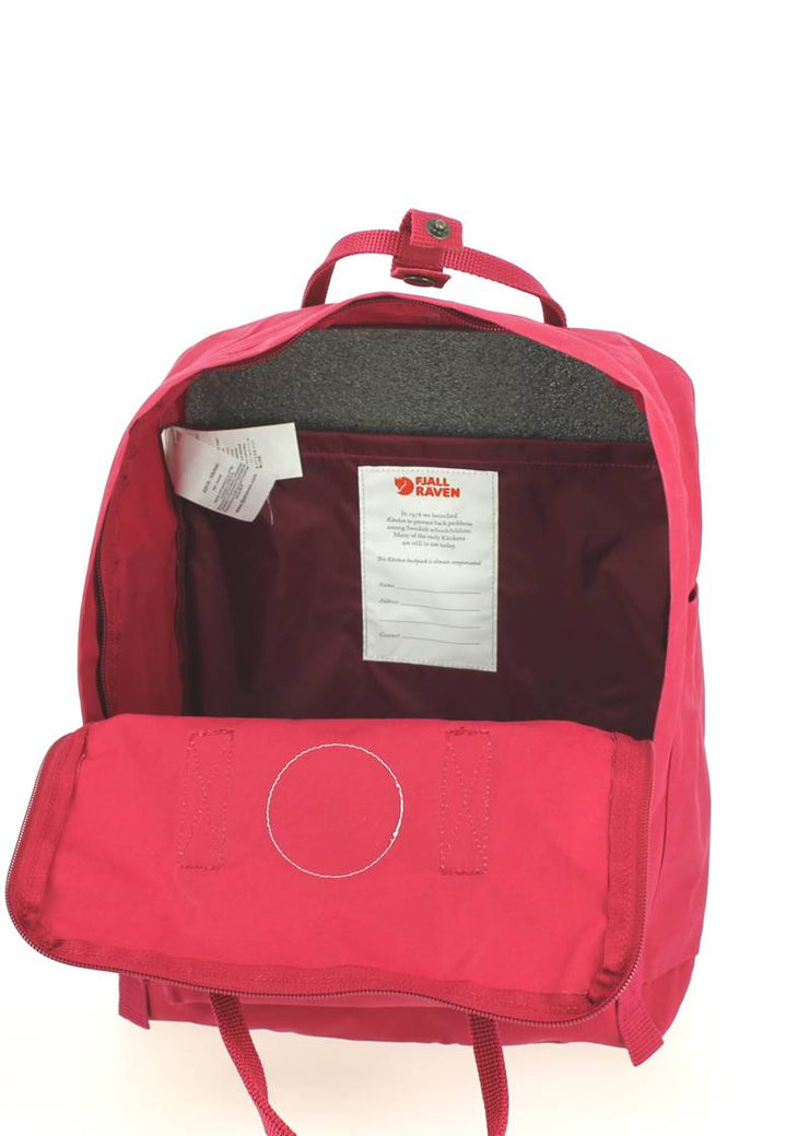 Sac à dos FJALLRAVEN Kanken Plum Ouvert