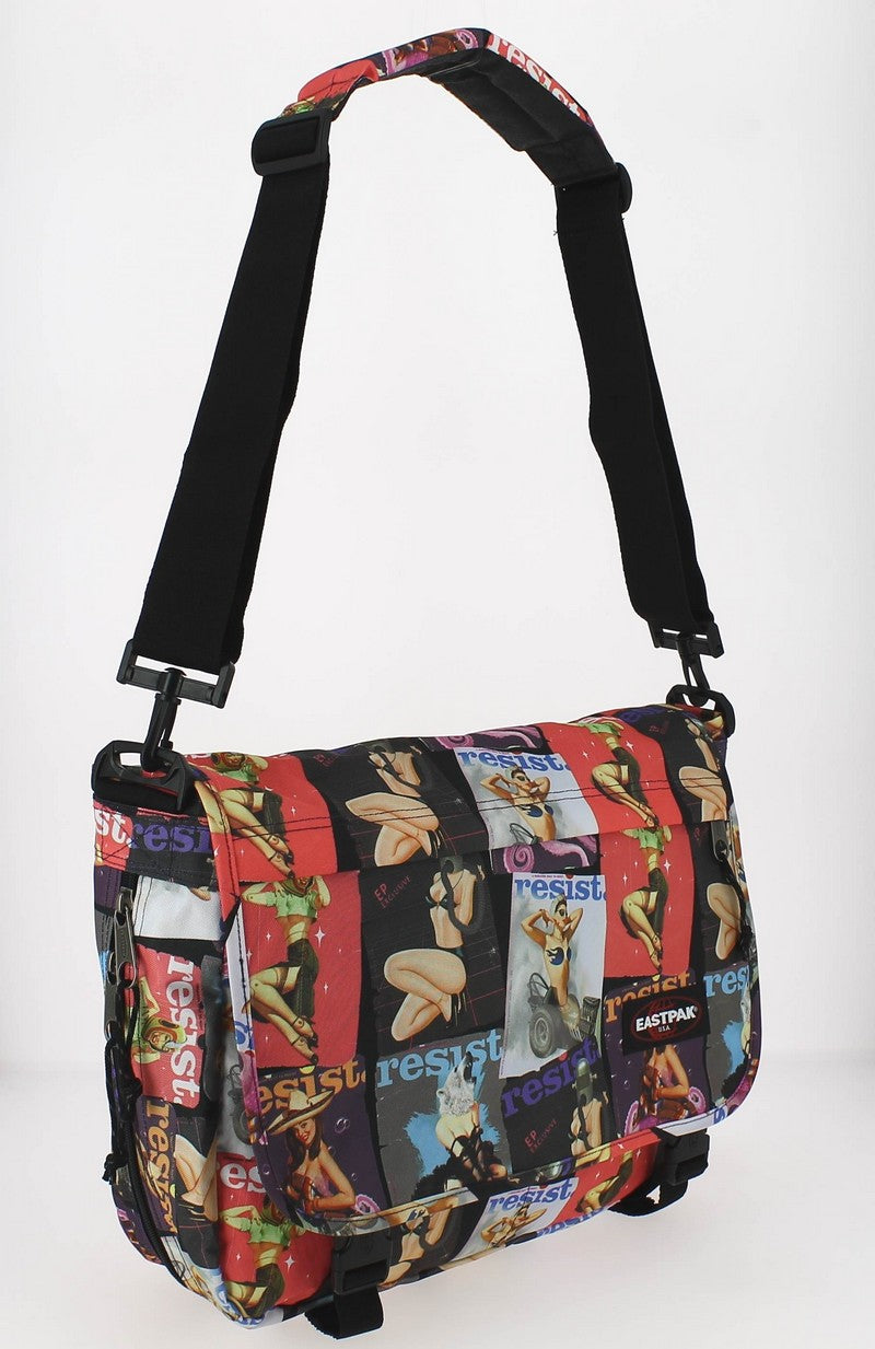 Besace EASTPARK Delegate - Bleu Et Blanc - Bandoulière Tissu Pour Femme