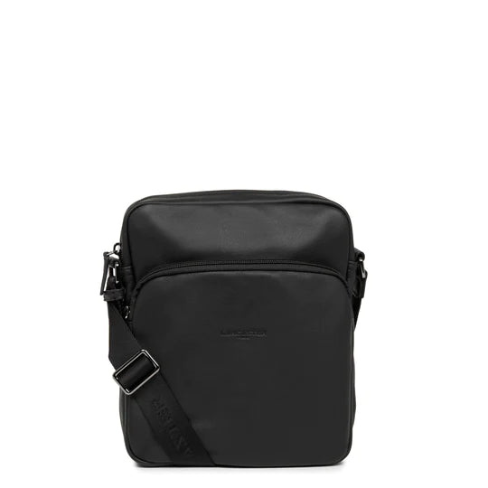 Grande Sacoche Homme LANCASTER Cuir Noir - la maro