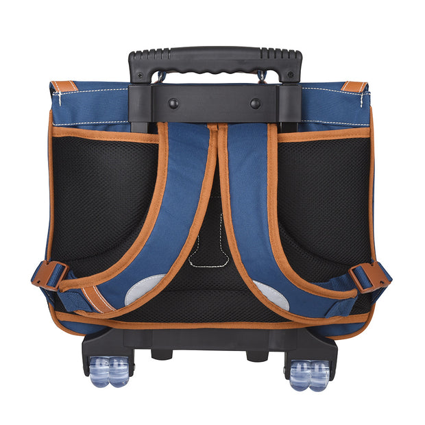 Cartable Tann's Trolley 38 cm Les Incontournables Bleu - 42112 dos