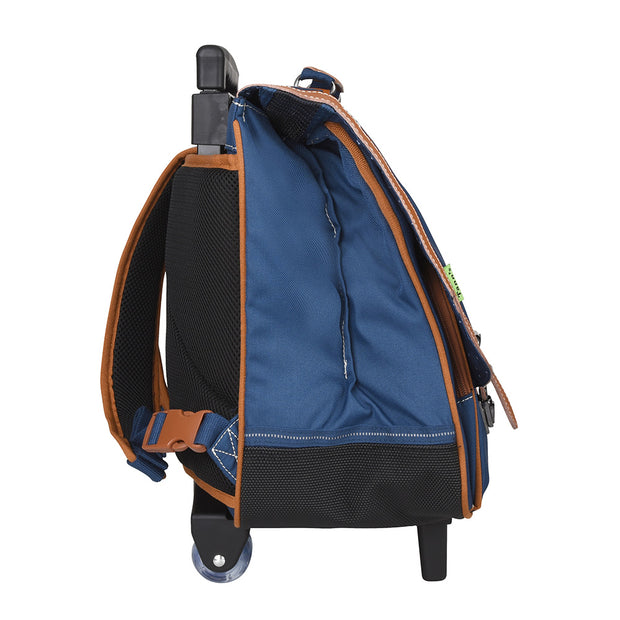 Cartable Tann's Trolley 41 cm Les Incontournables Bleu- 43112 coté