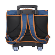 Cartable Tann's Trolley 41 cm Les Incontournables Bleu- 43112 dos