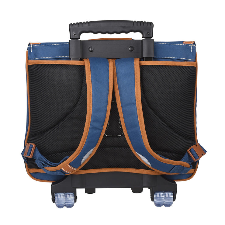 Cartable Tann's Trolley 41 cm Les Incontournables Bleu- 43112 dos
