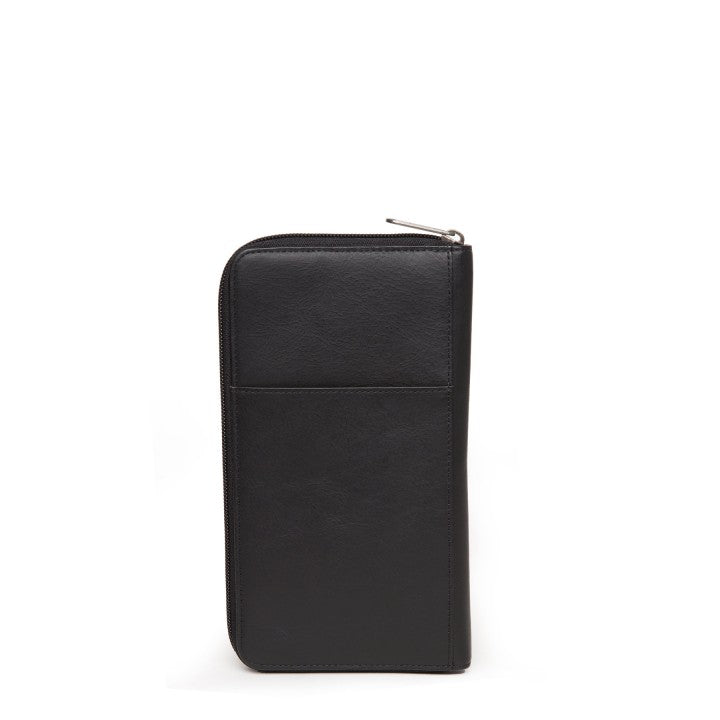 Portefeuille Tait Black Ink Leather