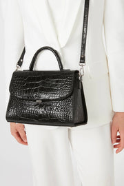 Sac à main LANCASTER Exotic Croco