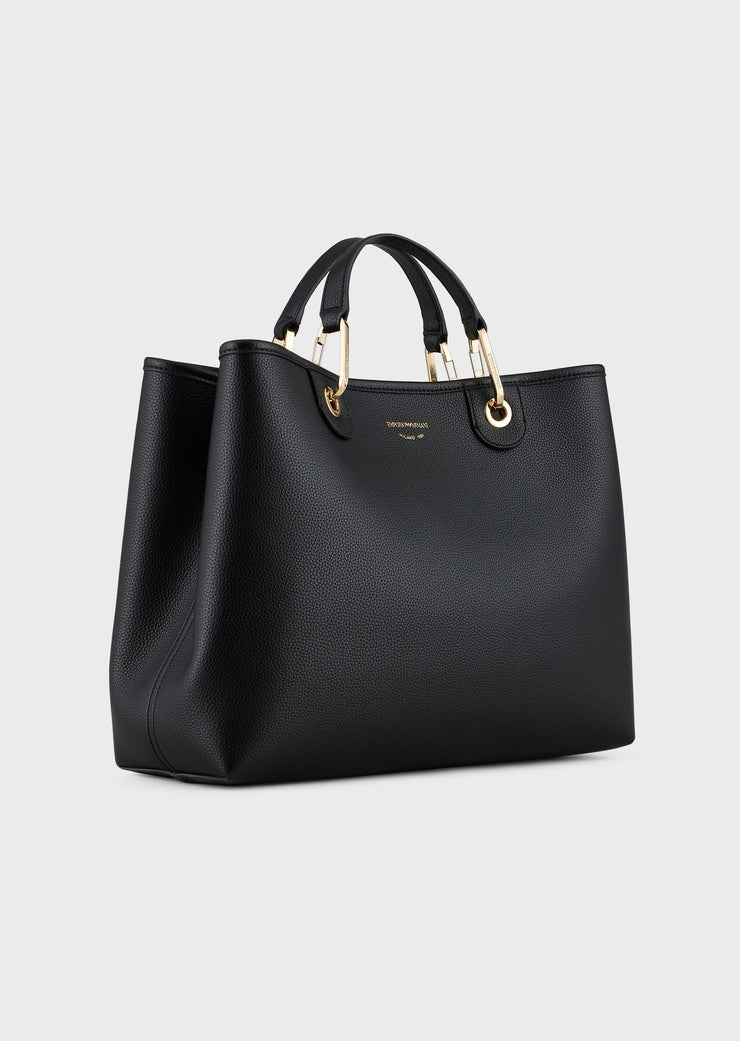 Sac Cabas Emporio Armani imprimé cerf NOIR