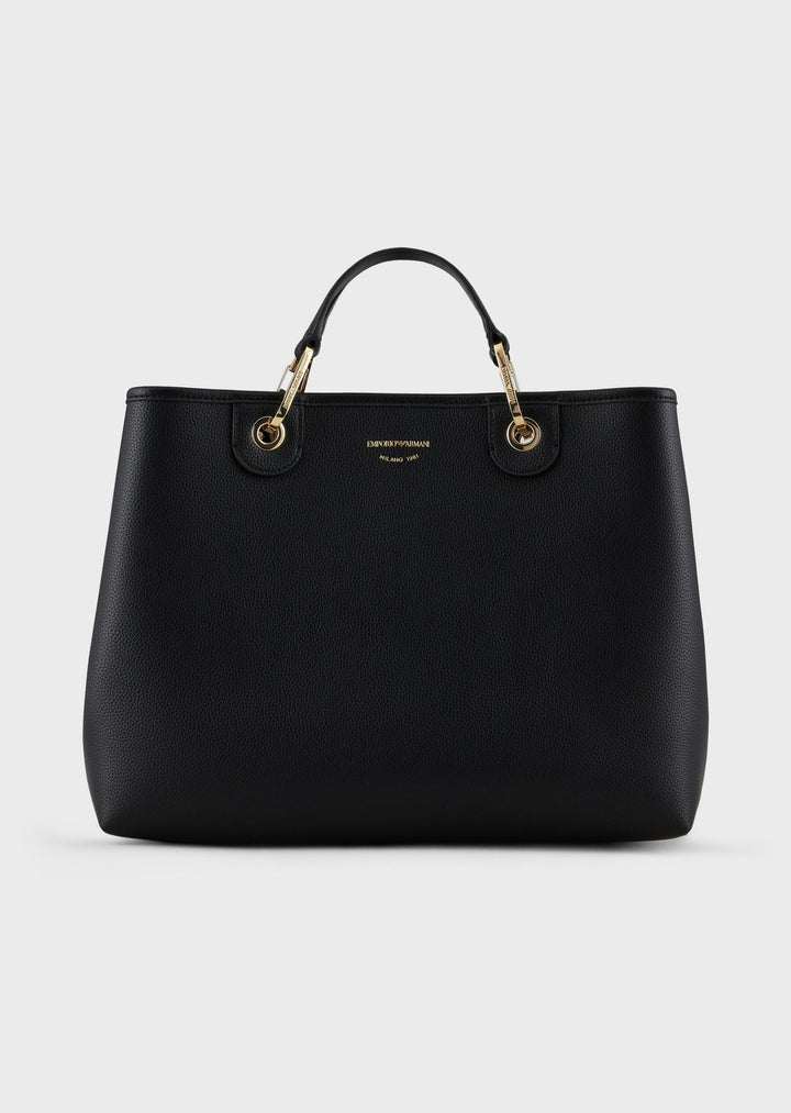 Sac Cabas Emporio Armani imprimé cerf NOIR
