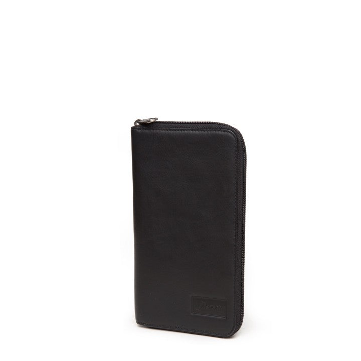 Portefeuille Tait Black Ink Leather côté
