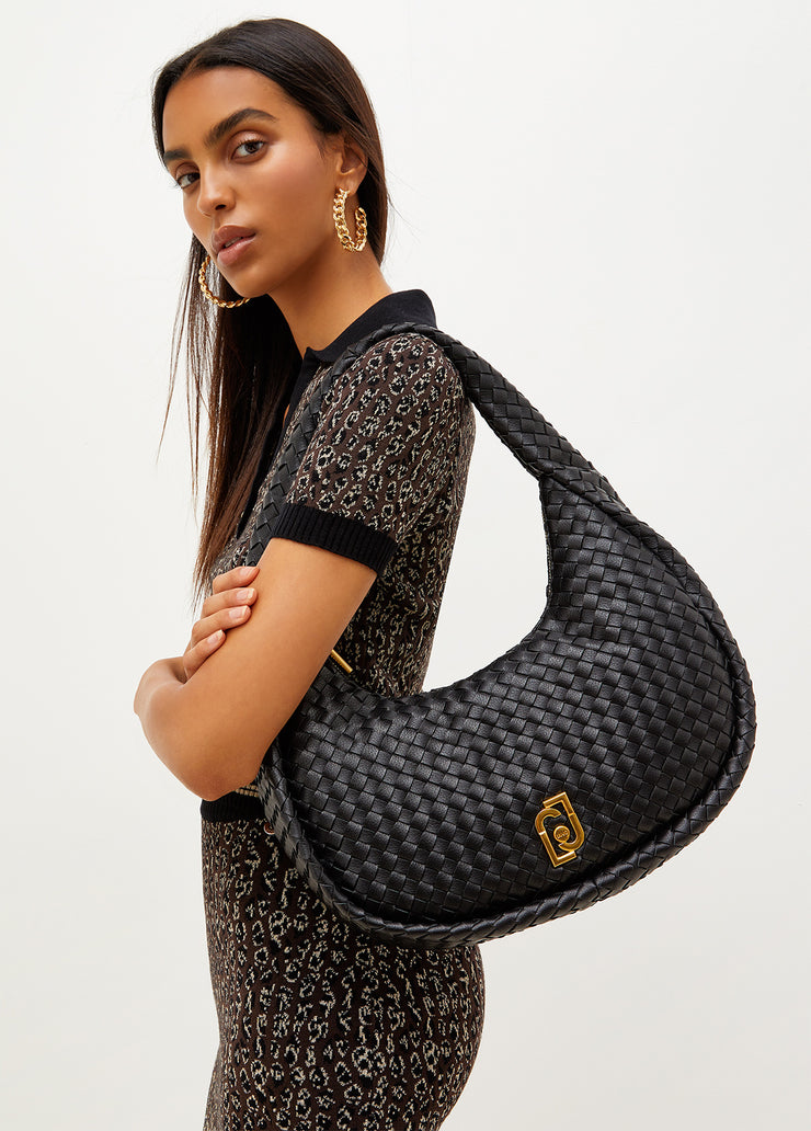 LIU.JO Sac porté main tressé avec logo