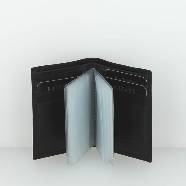 Porte cartes KATANA noir intérieur