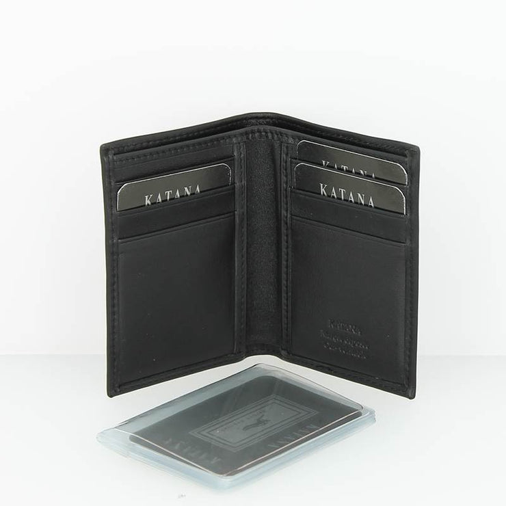 Porte cartes KATANA noir intérieur