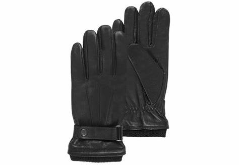 Isotoner Gants Noir  Cuir