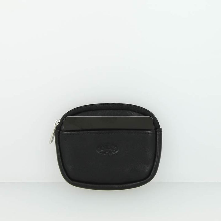 Porte monnaie et clés KATANA noir  face