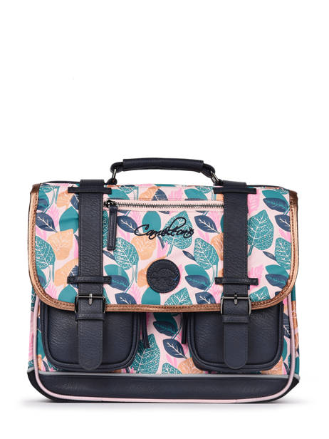Cartable Caméléon vintage fantasy 2 compartiments 38cm