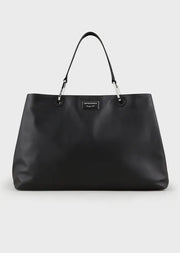 Sac grand cabas Emporio Armani format en cuir écologique