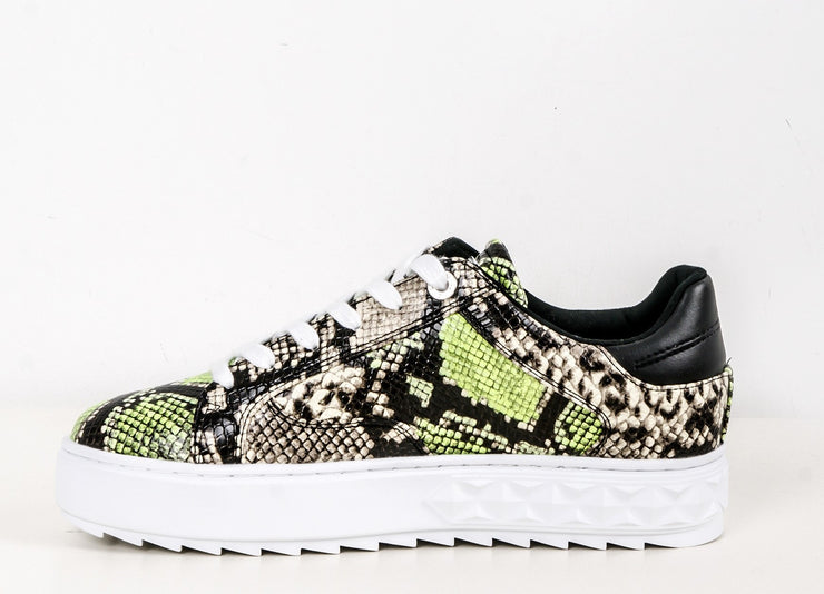 BASKET GUESS VERT CROCO
