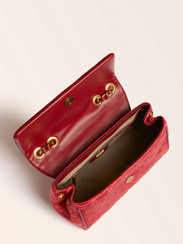 Sac Bandoulière Convertible GUESS Kimi en Velours