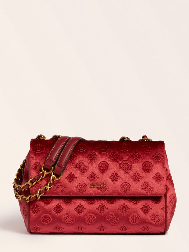 Sac Bandoulière Convertible GUESS Kimi en Velours
