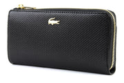 Portefeuille Lacoste Slim Zip Wallet Noir