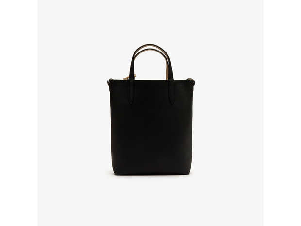 Sac Cabas Lacoste VERTICAL Réversible Noir/Sable