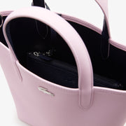 Sac Cabas Lacoste VERTICAL Réversible Rose/marine