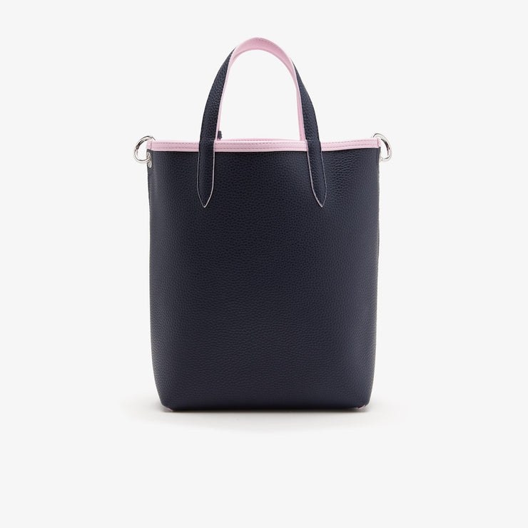 Sac Cabas Lacoste VERTICAL Réversible Rose/marine