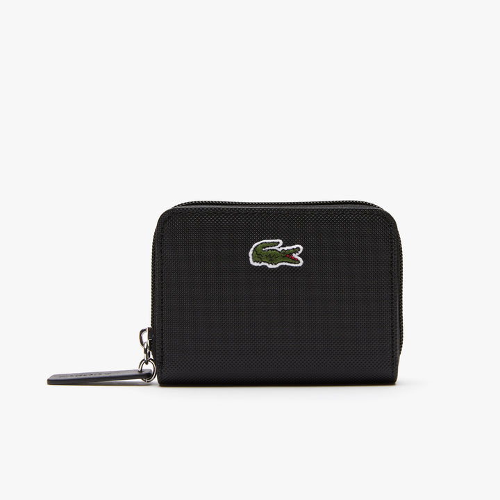 Petit Porte-Monnaie Zippé Femme LACOSTE Noir