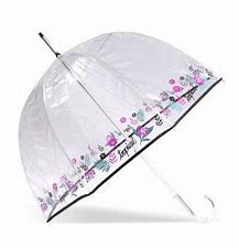 Parapluie ISOTONER Cloche transparent FASHION AVENUE