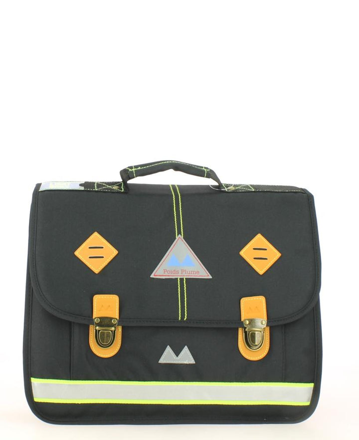 Poids plume cartable et fluo jaune 38cm