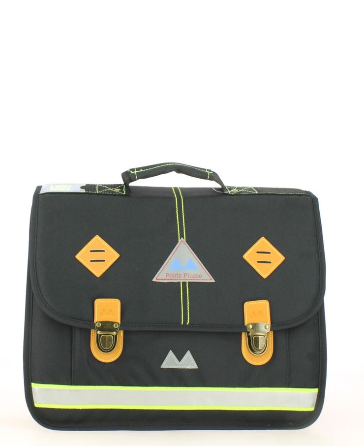 Poids plume cartable et fluo jaune 38cm