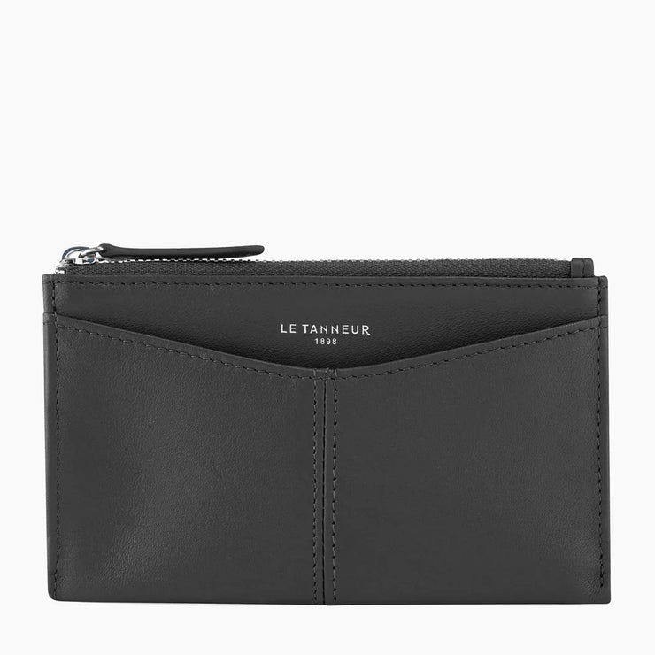 Étui Clés Zippé Charlotte En Cuir Lisse LE TANNEUR